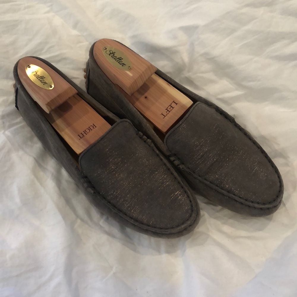 ❌SOLD❌M. Gemi Gray Metallic Loafers